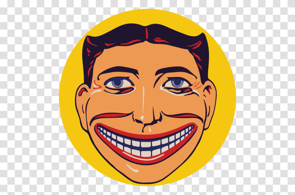 Coney Island Cartoon Clip Art From Coney Island Sideshow Face, Head, Teeth, Mouth, Smile Transparent Png