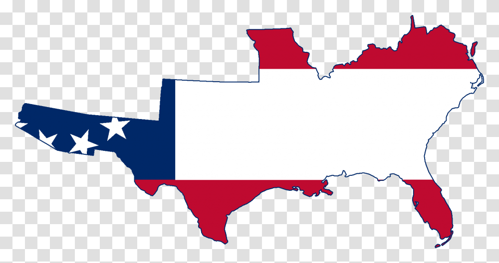Confederate States Flag Map, Person, Outdoors, Silhouette Transparent Png