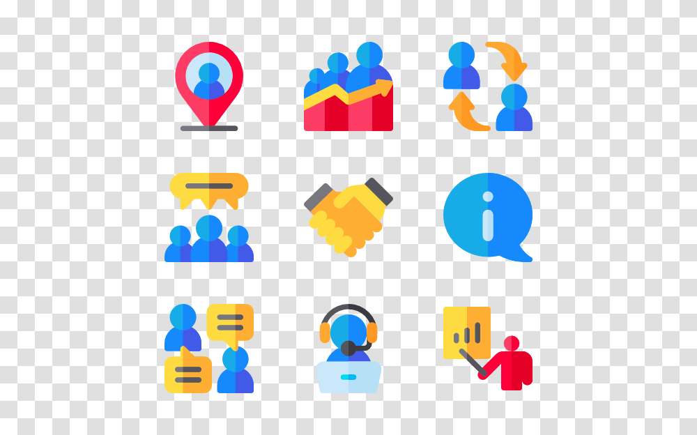 Conference Icons, Pac Man, Crowd Transparent Png