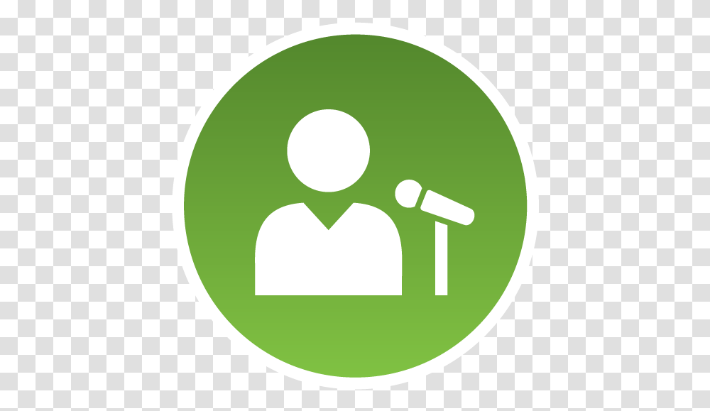 Conference Speaker Icon, Logo, Trademark, Label Transparent Png