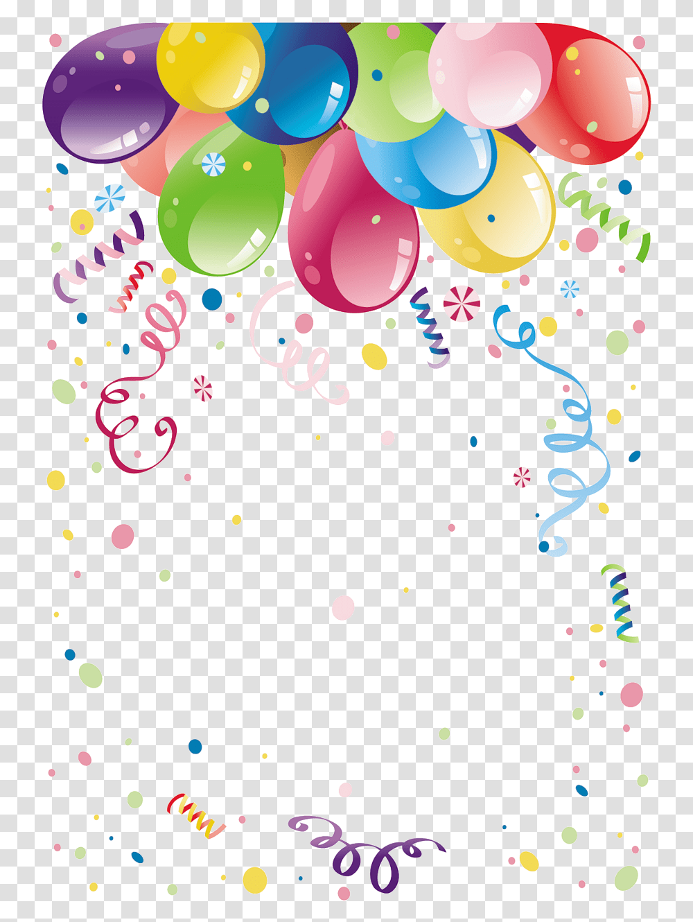Confeti Globos Party Balloons, Paper, Confetti Transparent Png