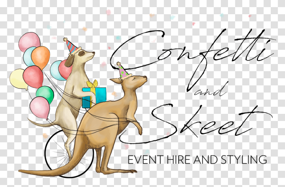 Confetti Amp Skeet Logo Cartoon, Paper, Horse, Mammal, Animal Transparent Png