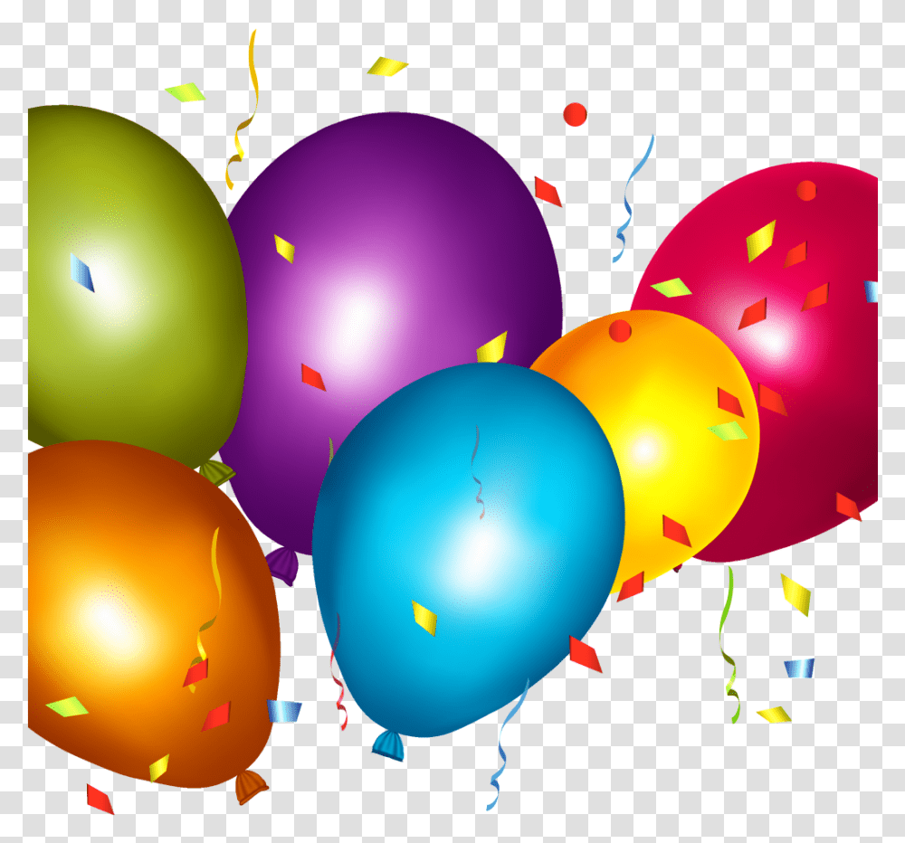 Confetti Clipart Birthday Confetti Balloons Transparent Png