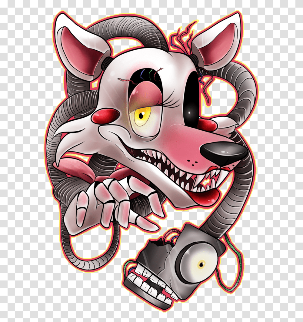Confetti Clipart Fnaf Mangle Five Nights At, Doodle, Drawing Transparent Png