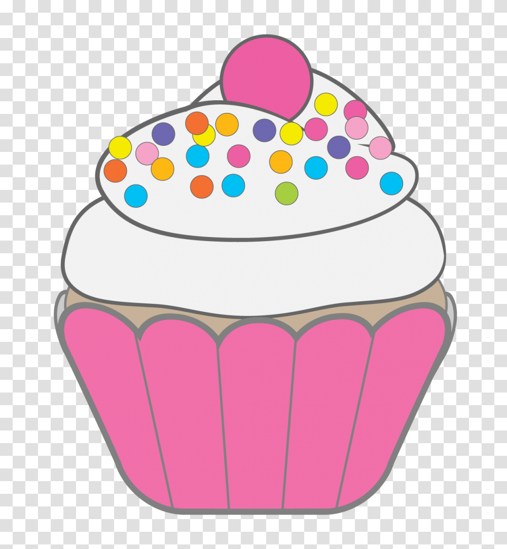 Confetti Cupcake Clipart Explore Pictures, Cream, Dessert, Food, Creme Transparent Png