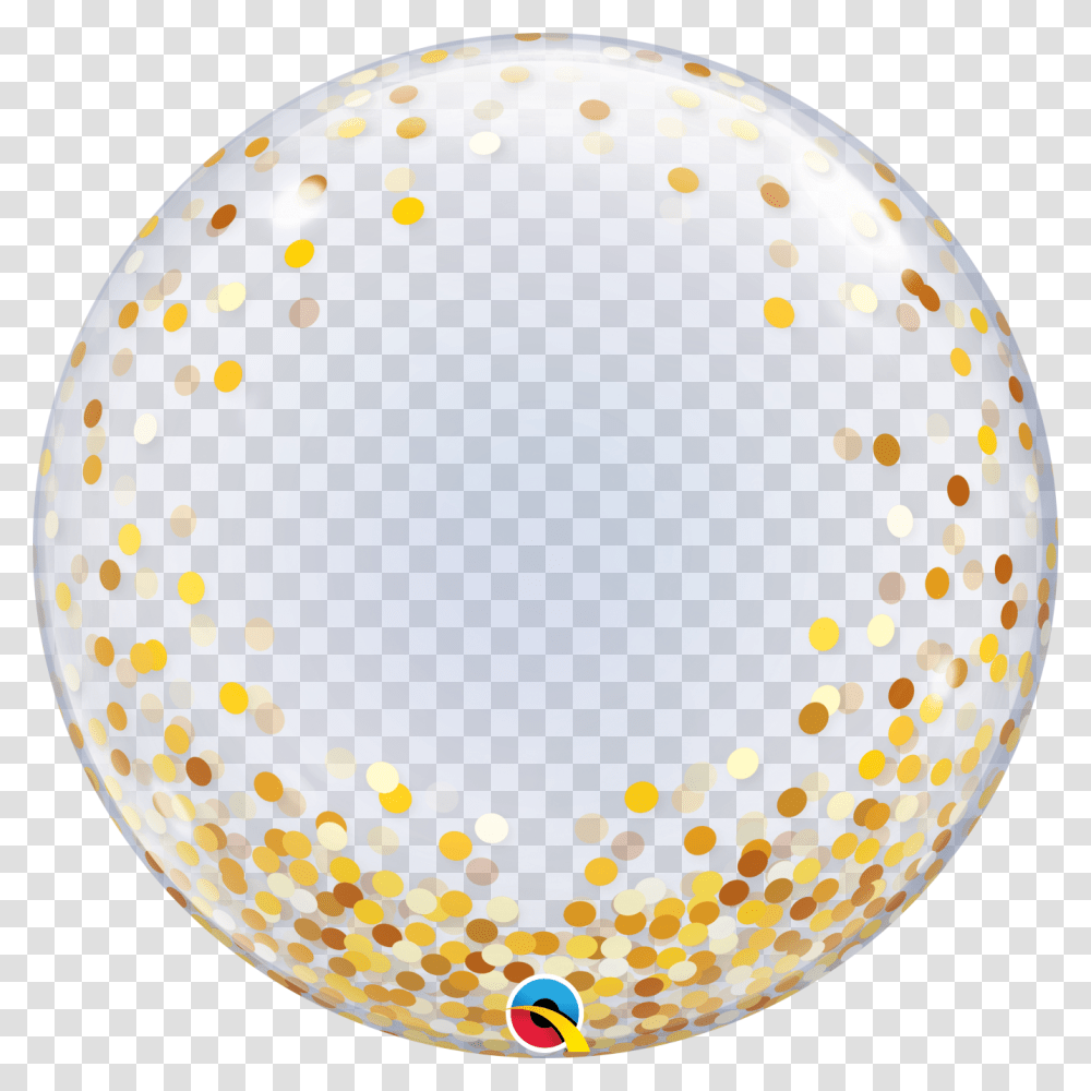 Confetti Deco Bubble Gold, Sphere, Balloon, Paper, Droplet Transparent Png
