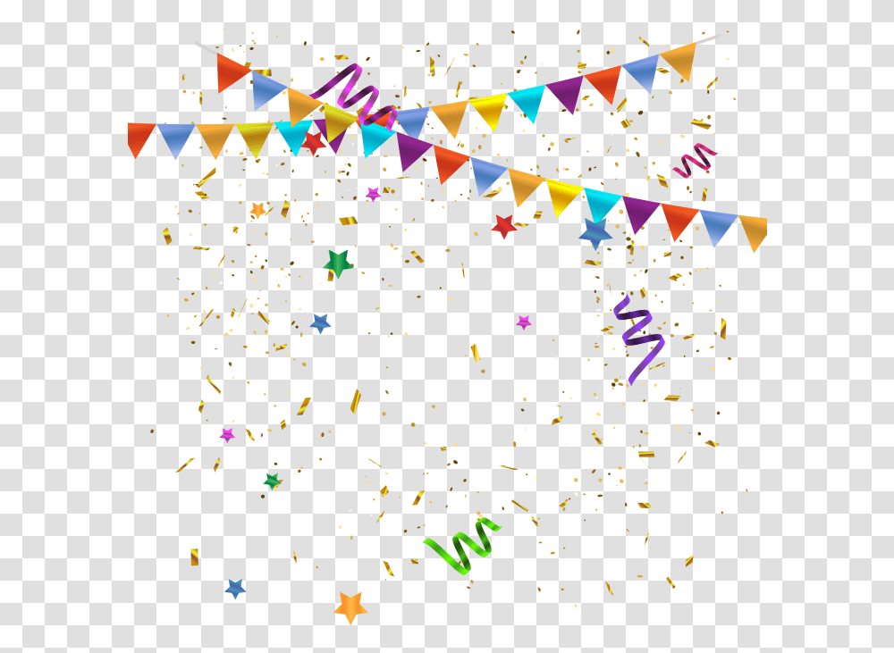 Confetti Falling Background Celebration Clipart, Paper Transparent Png