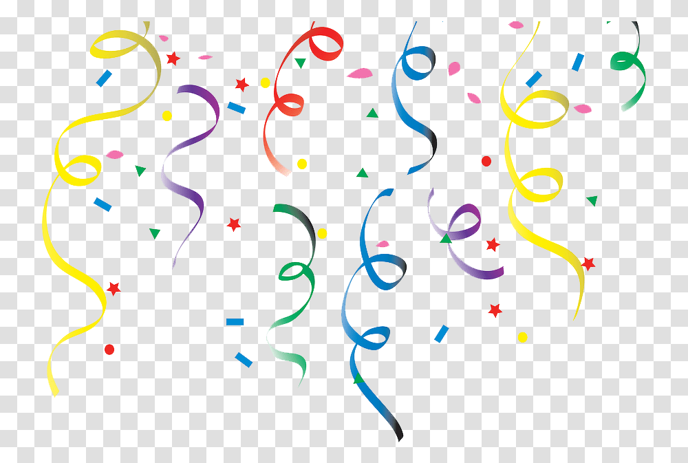 Confetti Free Confetti And Streamers Clipart, Paper Transparent Png