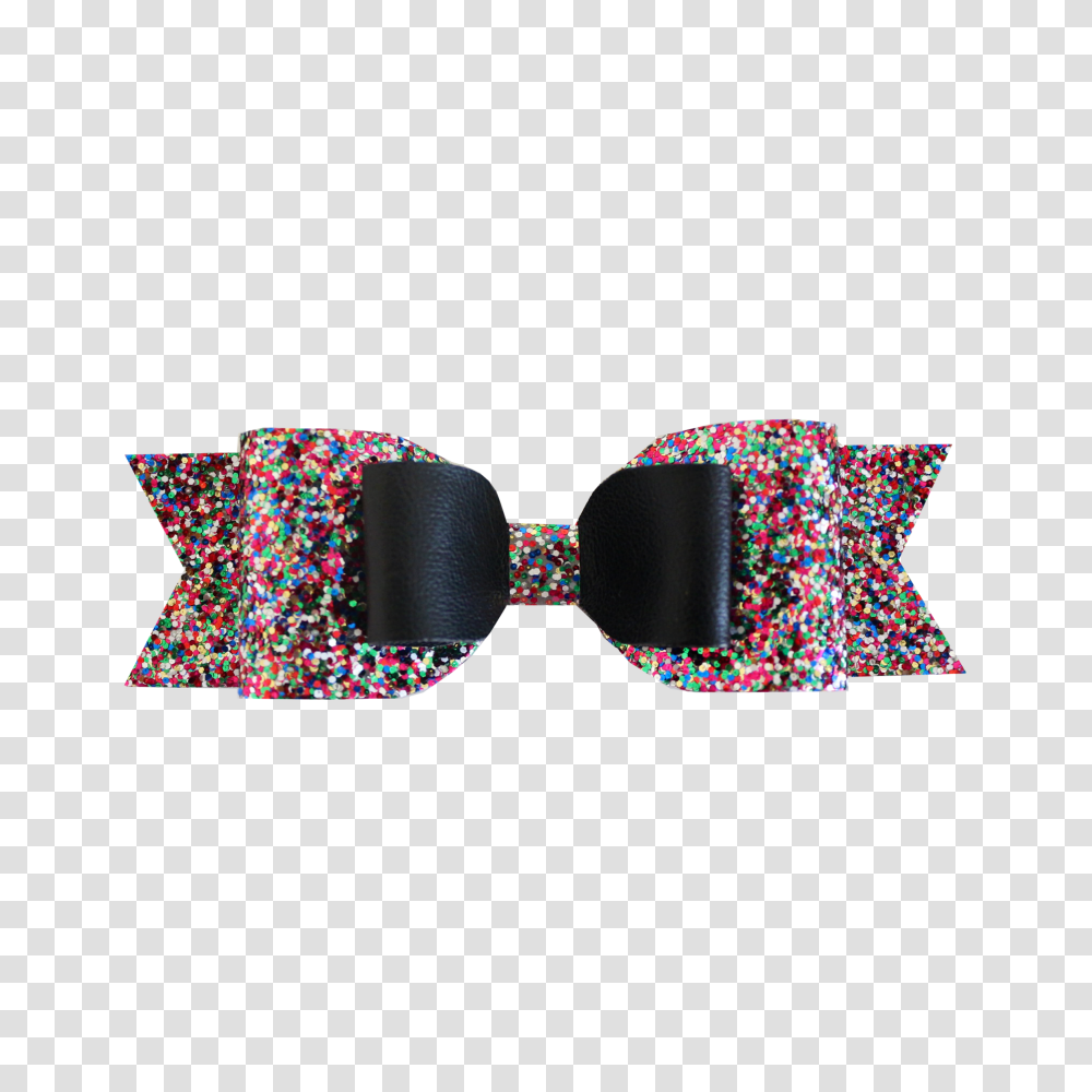 Confetti Glitter Big Bow Clippy, Cushion, Pillow, Rug, Tie Transparent Png