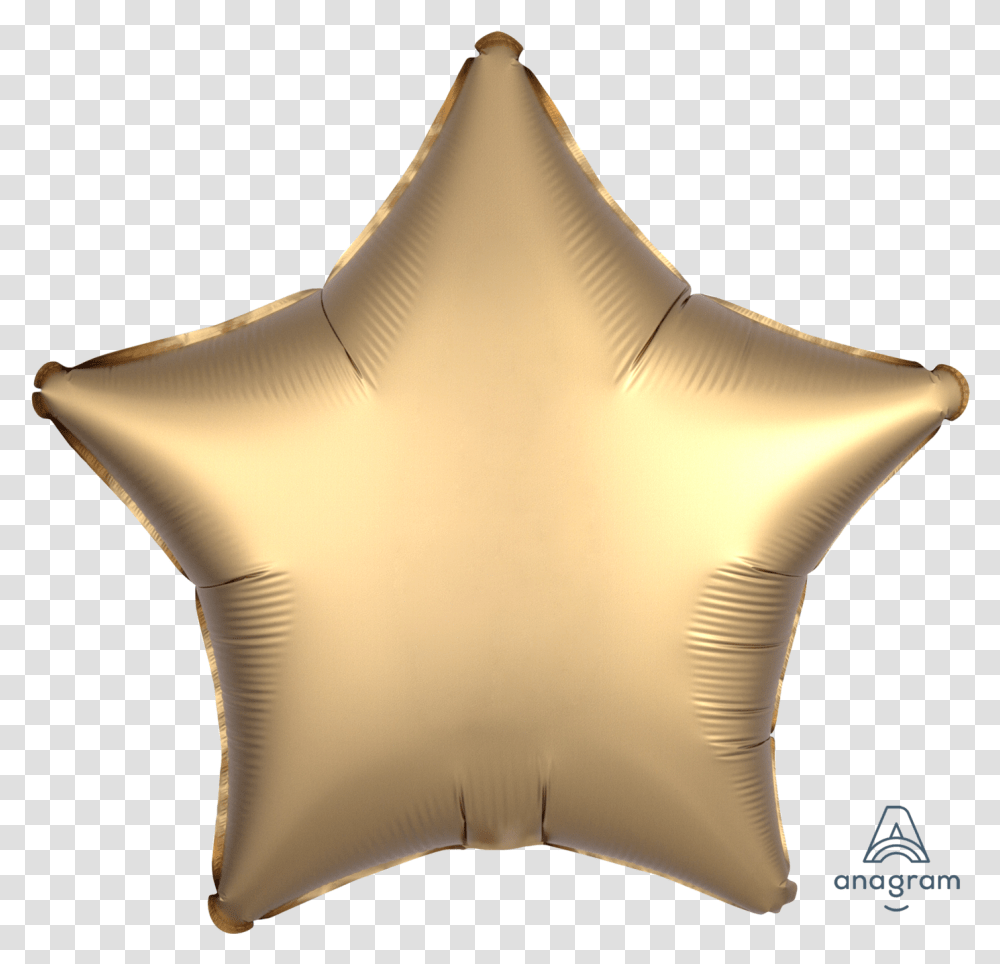 Confetti Gold Balloon, Pillow, Cushion, Symbol, Star Symbol Transparent Png