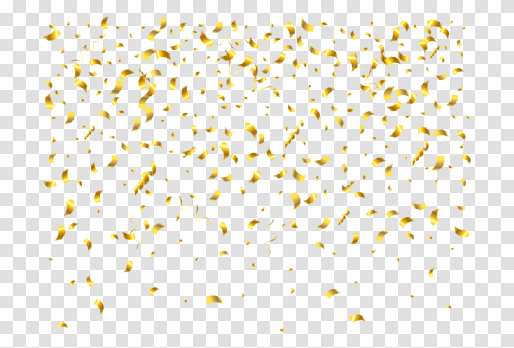 Confetti Gold Confetti Background, Paper Transparent Png