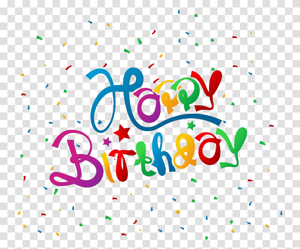 Confetti Happy Birthday Image Happy Birthday With Confetti, Paper Transparent Png