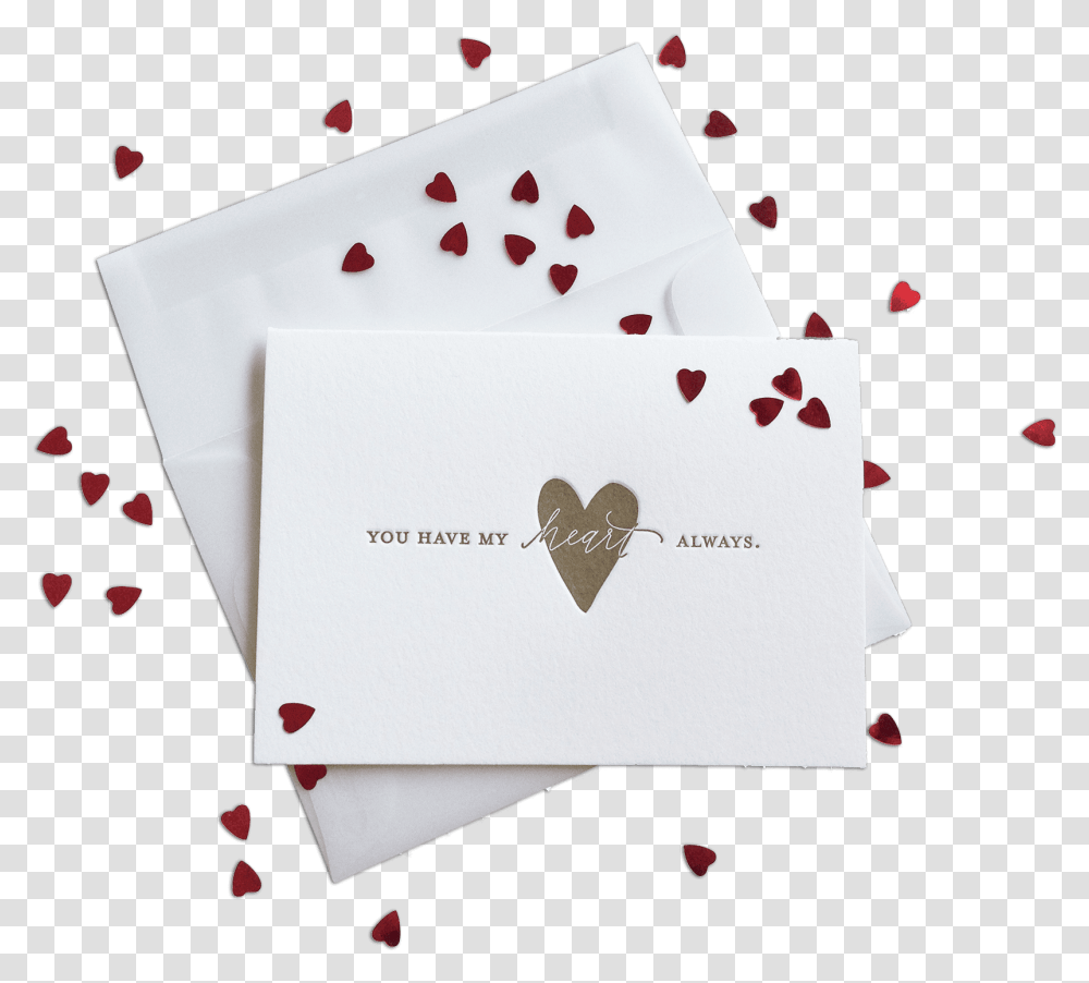 Confetti Have My Heart Splash, Envelope, Mail, Paper, Greeting Card Transparent Png