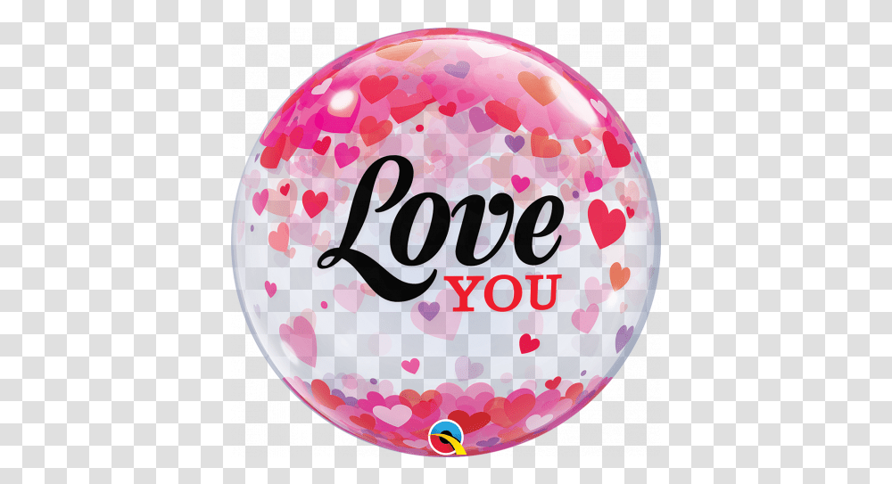 Confetti Heart Foil Helium Balloon Balloons 22nd Birthday Images Pink, Sphere, Birthday Cake, Food, Paper Transparent Png