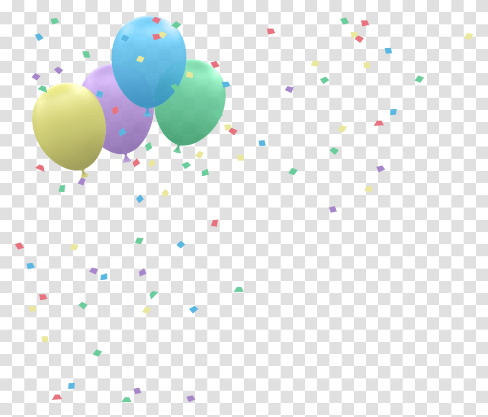 Confetti, Holiday, Balloon, Paper Transparent Png