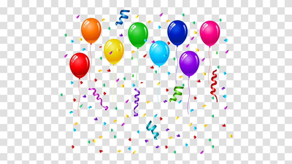 Confetti, Holiday, Balloon, Paper Transparent Png