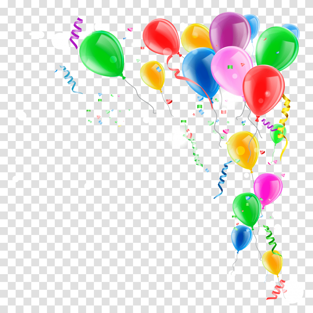 Confetti, Holiday, Balloon Transparent Png