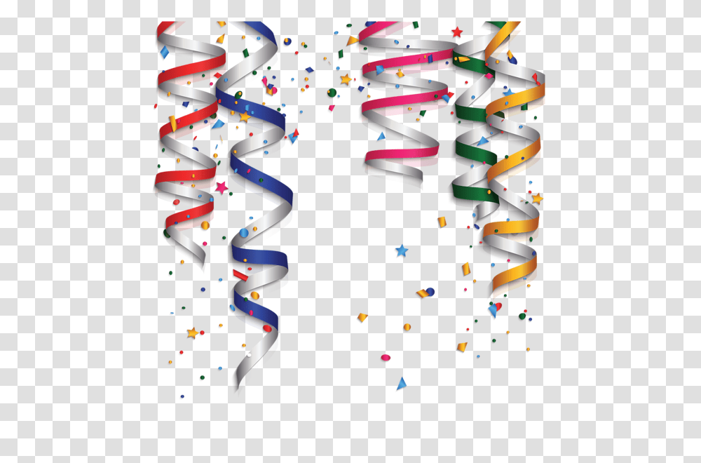 Confetti, Holiday, Paper, Spiral Transparent Png