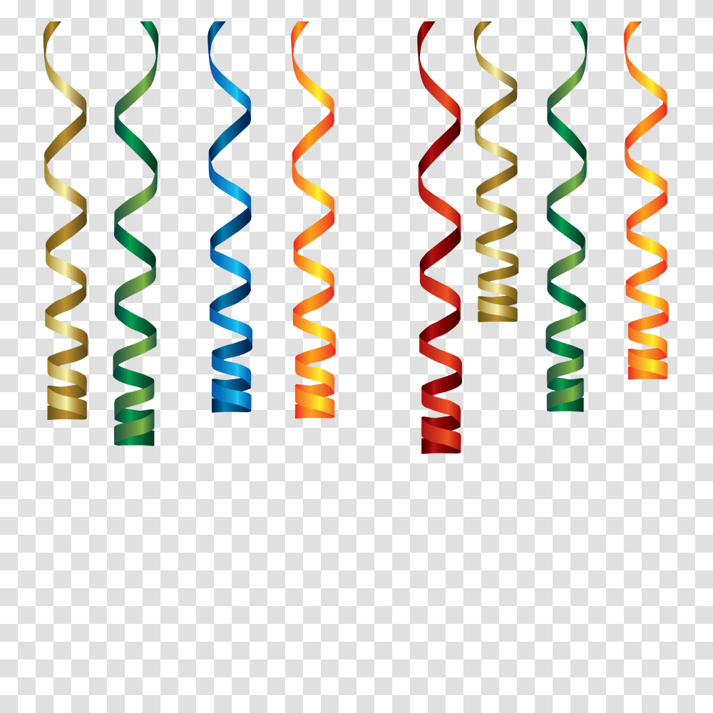 Confetti, Holiday, Spiral, Coil Transparent Png