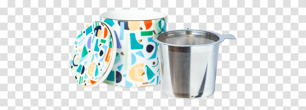 Confetti Mug With Infuser Mint Stock Pot, Aluminium, Bowl, Tin, Can Transparent Png