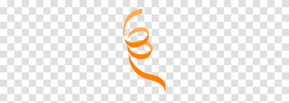 Confetti Orange Clip Art, Spiral, Coil Transparent Png