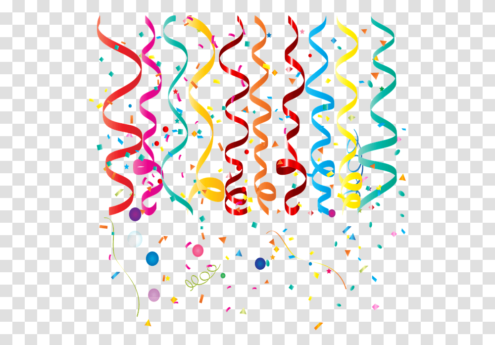 Confetti Party Streamers Free Image On Pixabay Birthday Streamers Clipart, Paper, Text Transparent Png