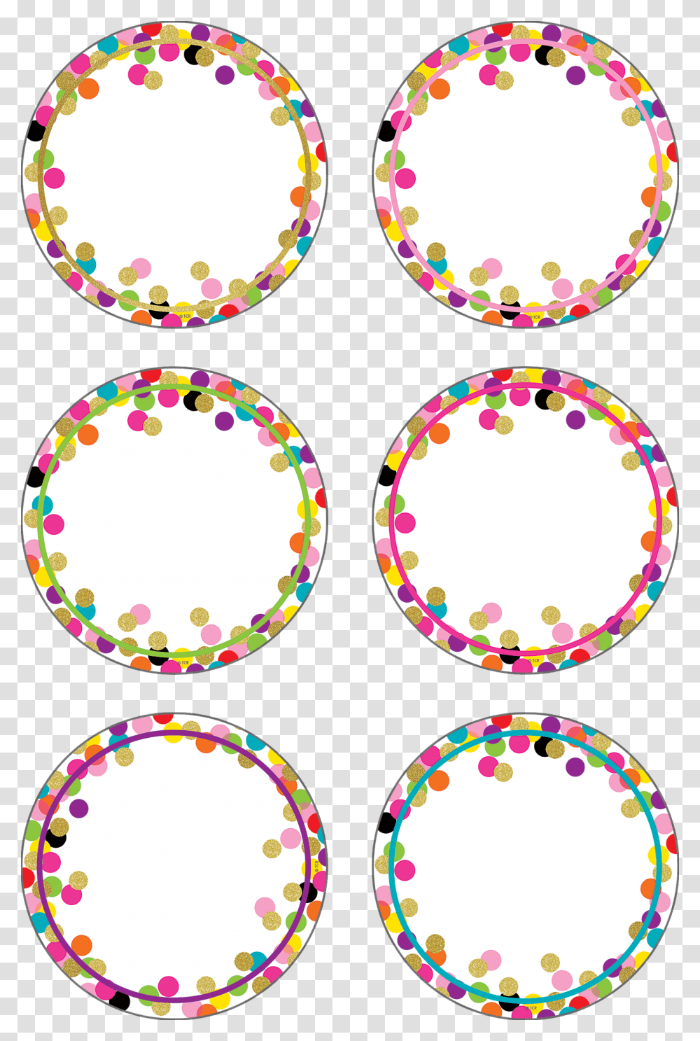 Confetti Theme Classroom Decor, Pattern, Purple, Oval Transparent Png