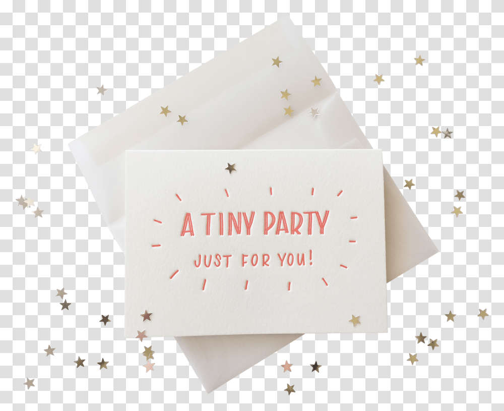 Confetti Tiny Party Splash Greeting Card, Envelope, Mail, Box Transparent Png