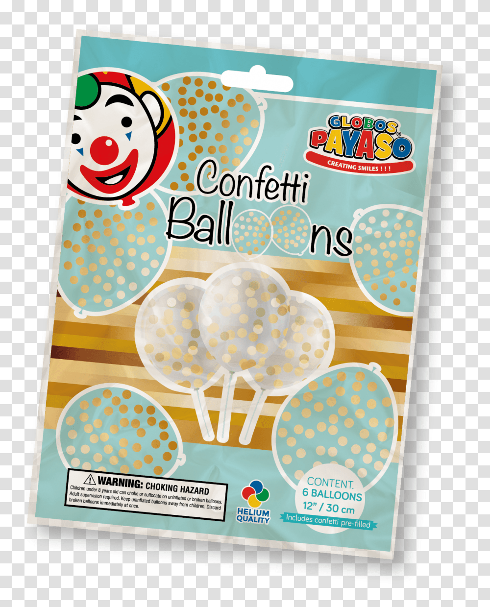 Confetti & Gender Reveal Balloons Clown, Flyer, Poster, Paper, Advertisement Transparent Png