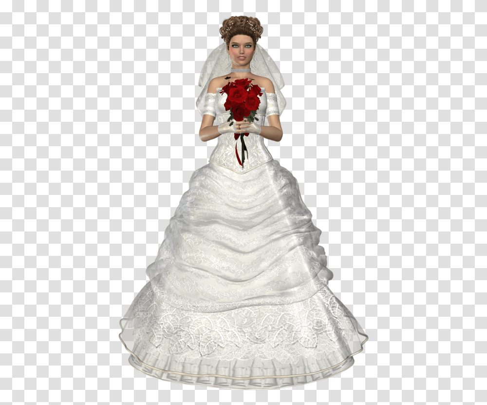 Confidence Drawing Bride Dress Bride, Person, Wedding Gown, Robe, Fashion Transparent Png