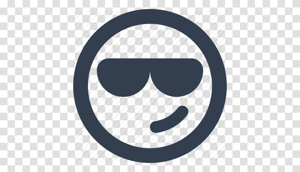 Confident Emoji Emoticons Emotion Glasses Lucky Positive, Label, Pillow, Outdoors Transparent Png
