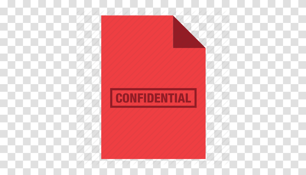 Confidential Document File Top Secret Icon, Mailbox, Letterbox, Paper Transparent Png