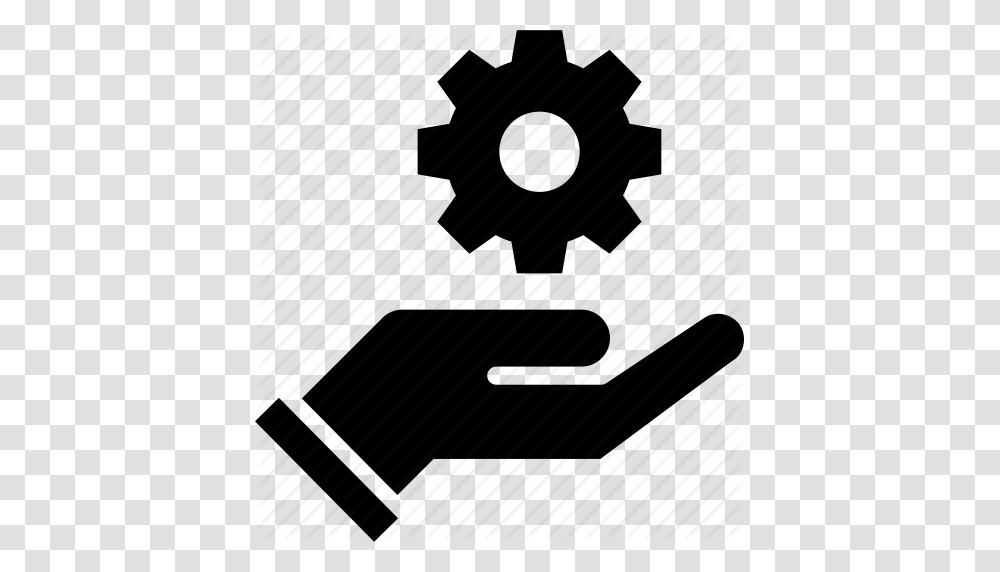 Configure Engineer Gear Hand Machine Manufacturing Settings Icon, Piano, Leisure Activities, Musical Instrument, Wheel Transparent Png
