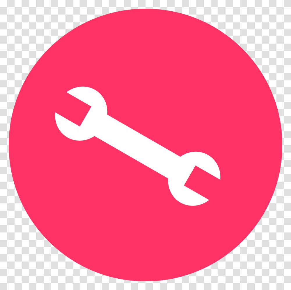 Configure Software Icon Spanner In A Circle, Key, Hand Transparent Png