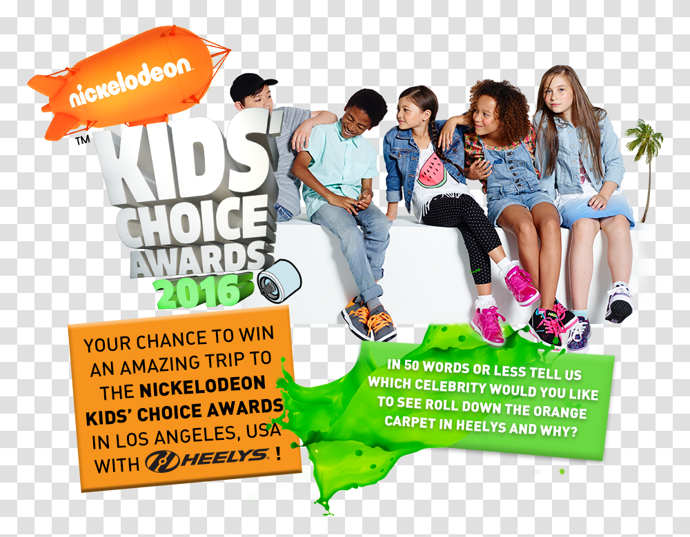 Confira A Lista De Vencedores Do Kids Nickelodeon Kids Choice Awards 2016, Person, Human, Flyer, Poster Transparent Png