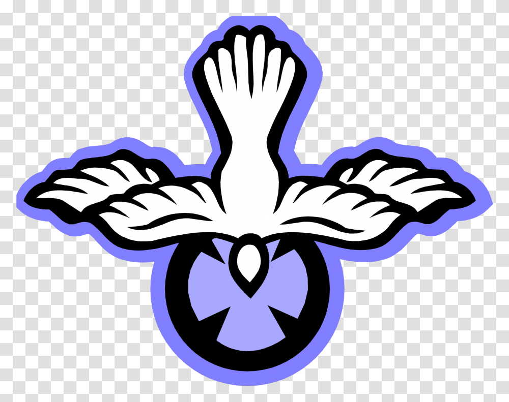 Confirmation Clipart Holy Ghost Confirmation Clipart Holy Spirit, Stencil, Emblem, Pattern Transparent Png