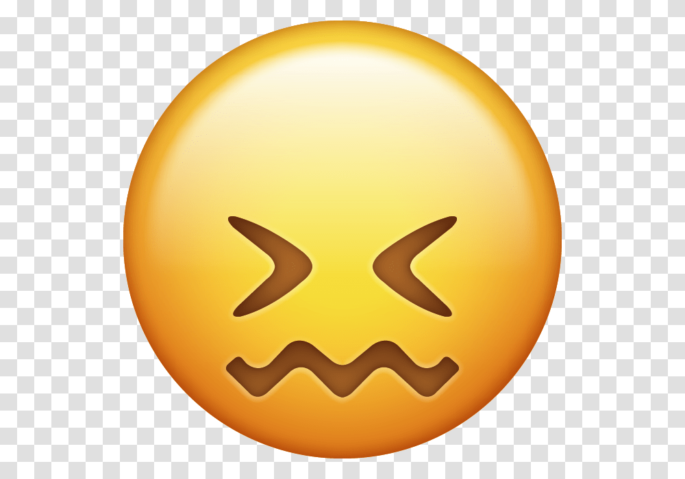 Confounded Emoji, Logo, Trademark, Balloon Transparent Png