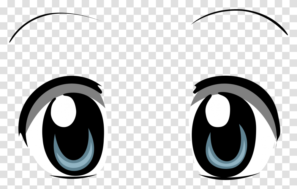 Confused Cartoon Eyes & Clipart Free Anime Eye Clip Art, Text, Alphabet, Symbol, Logo Transparent Png