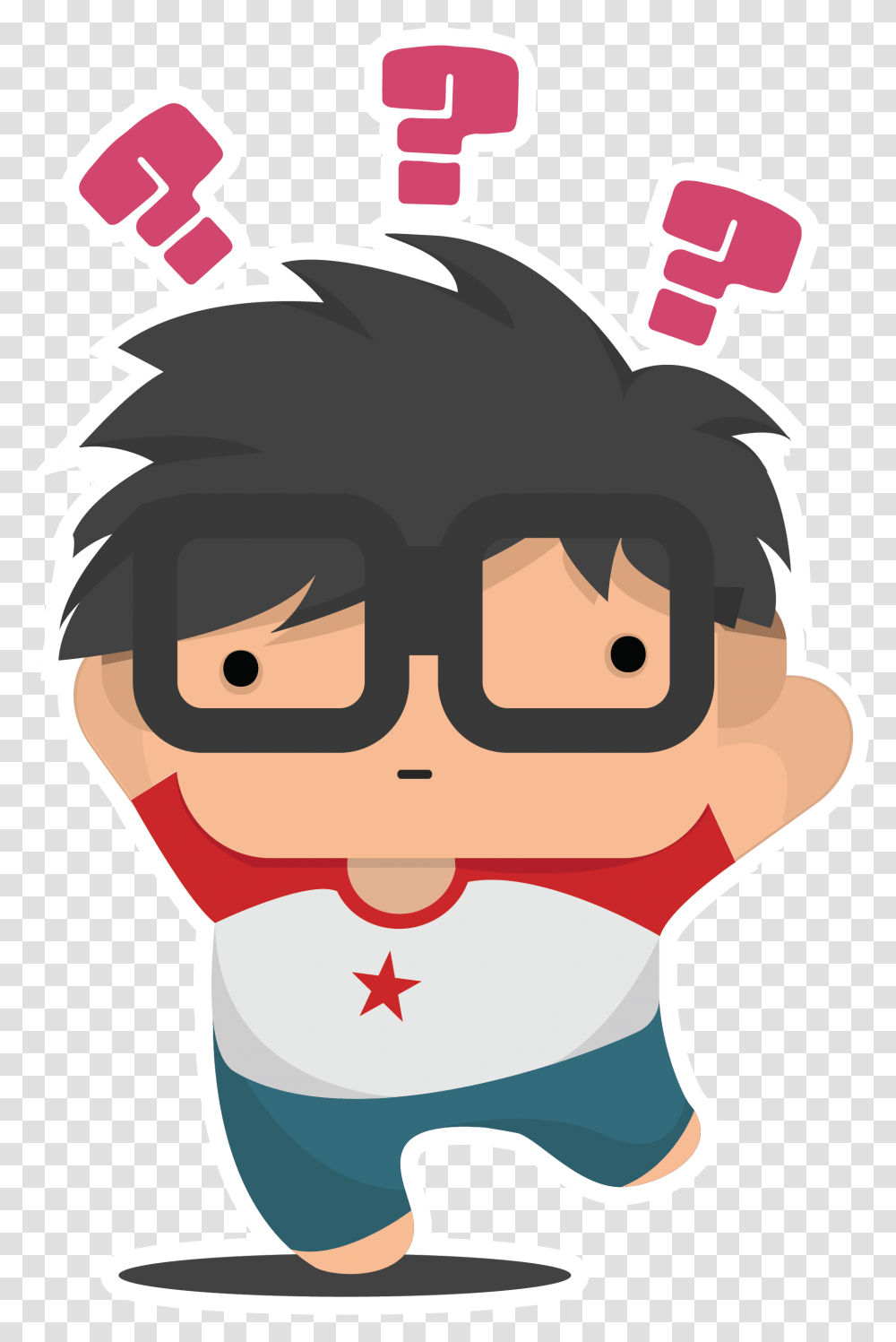 Confused Cartoon, Hand, Text, Label, Logo Transparent Png