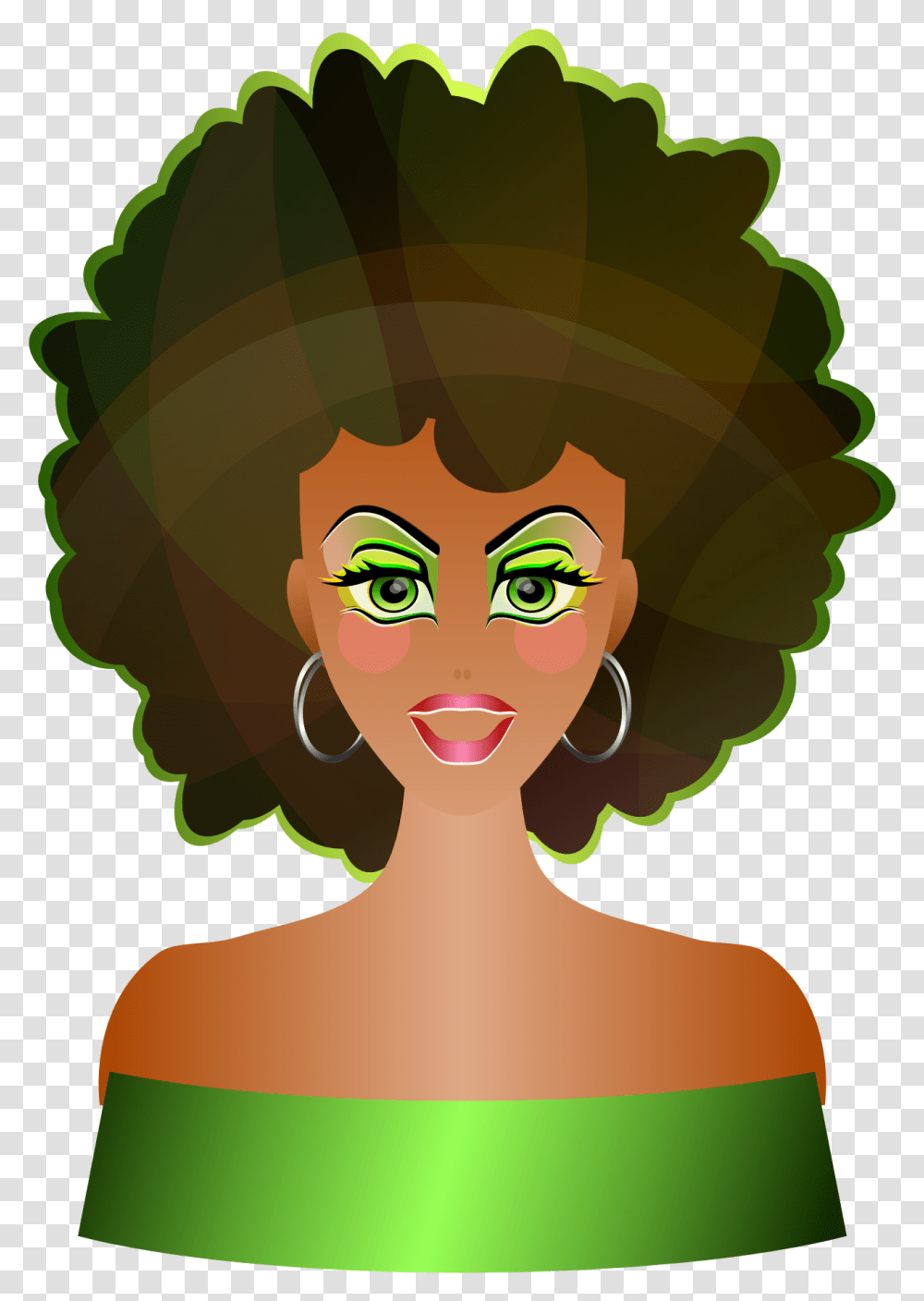 Confused Clipart Woman Natural Hair Clip Art Transparent Png