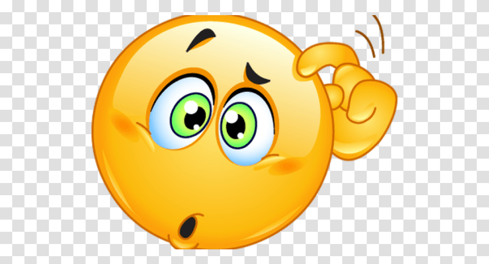 Confused Emoji Background Thinking Emoji Clipart, Toy, Goldfish, Animal Transparent Png