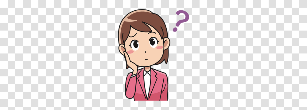 Confused Free Clipart, Face, Female, Plant Transparent Png