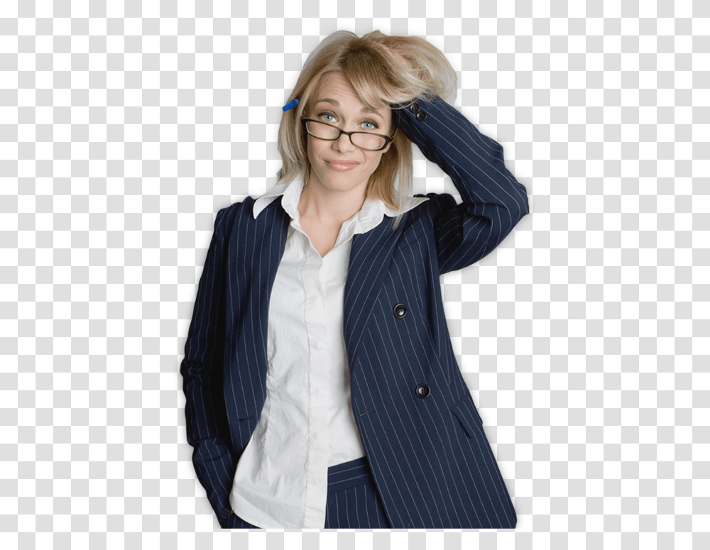 Confused Girl Girl, Blonde, Woman, Female Transparent Png