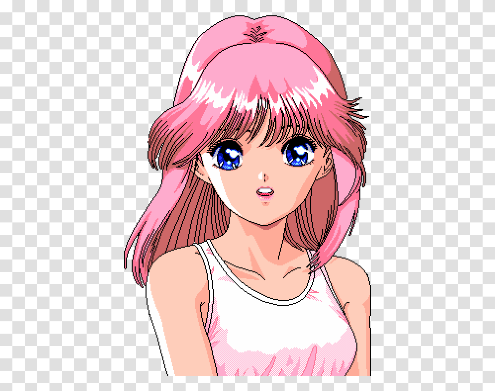 Confused Girl & Clipart Free Download Ywd Pixel Art Anime Hd, Manga, Comics, Book, Person Transparent Png