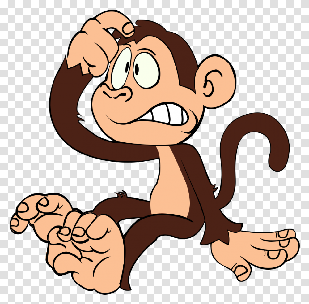 Confused Monkey Clipart, Face, Drawing, Outdoors, Photography Transparent Png