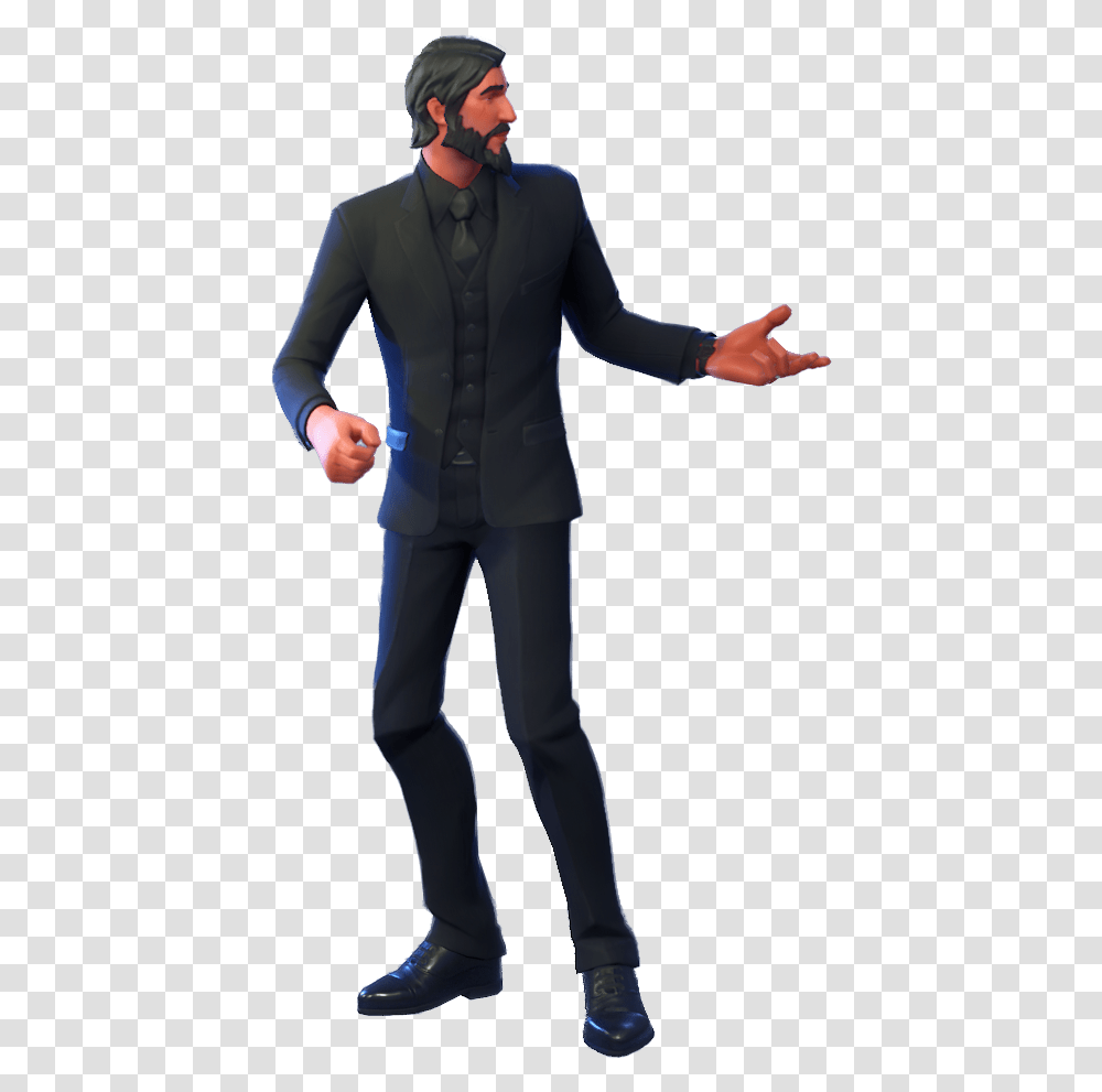 Confused Person Fortnite Confused, Suit, Overcoat, Performer Transparent Png