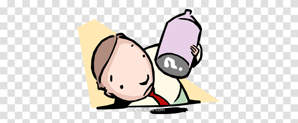 Confusionman Inspecting Bottle Royalty Free Vector Clip Art, Bomb, Weapon, Food, Giant Panda Transparent Png