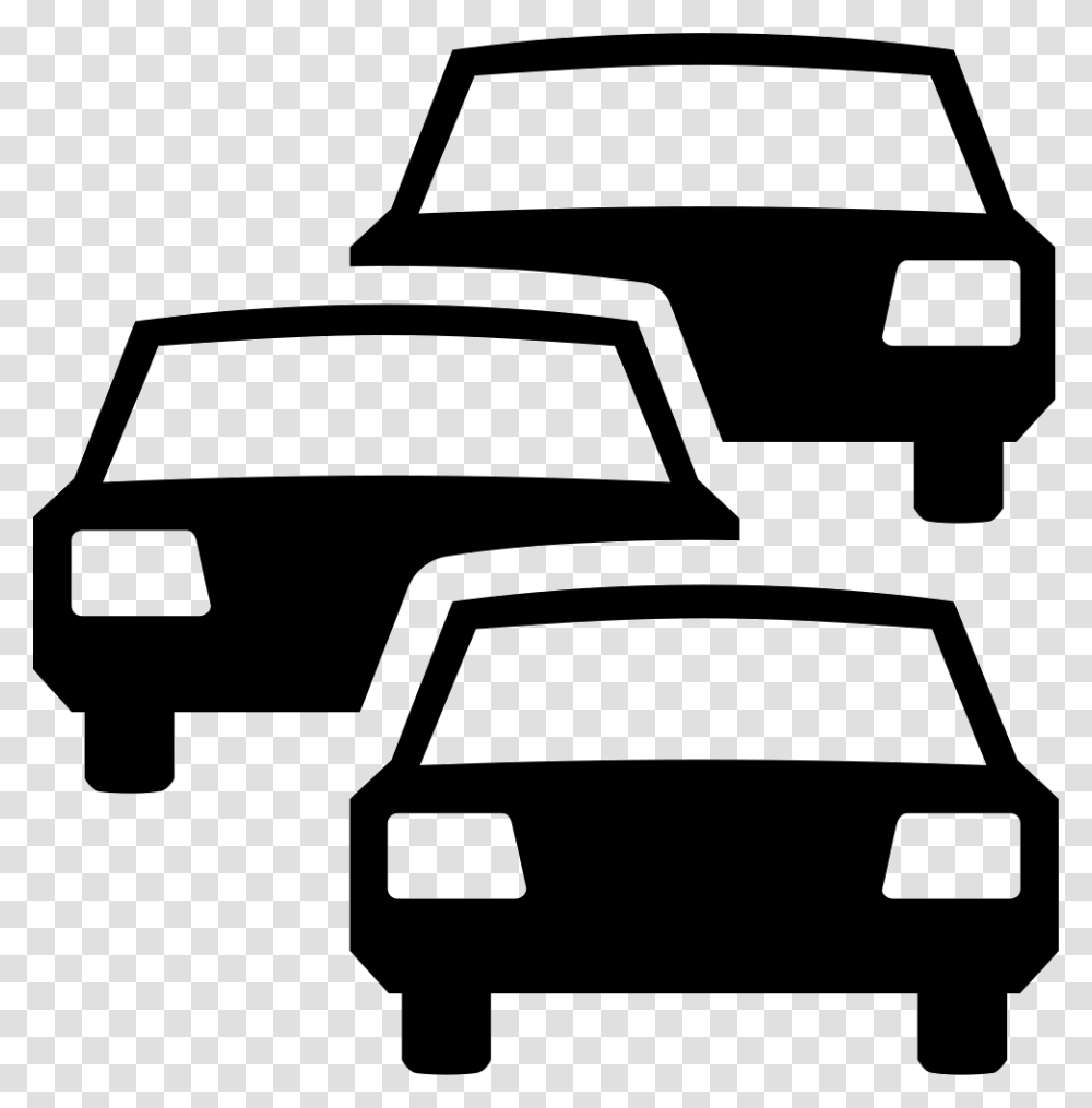 Congestion Icon Congestion Icon, Car, Vehicle, Transportation, Stencil Transparent Png