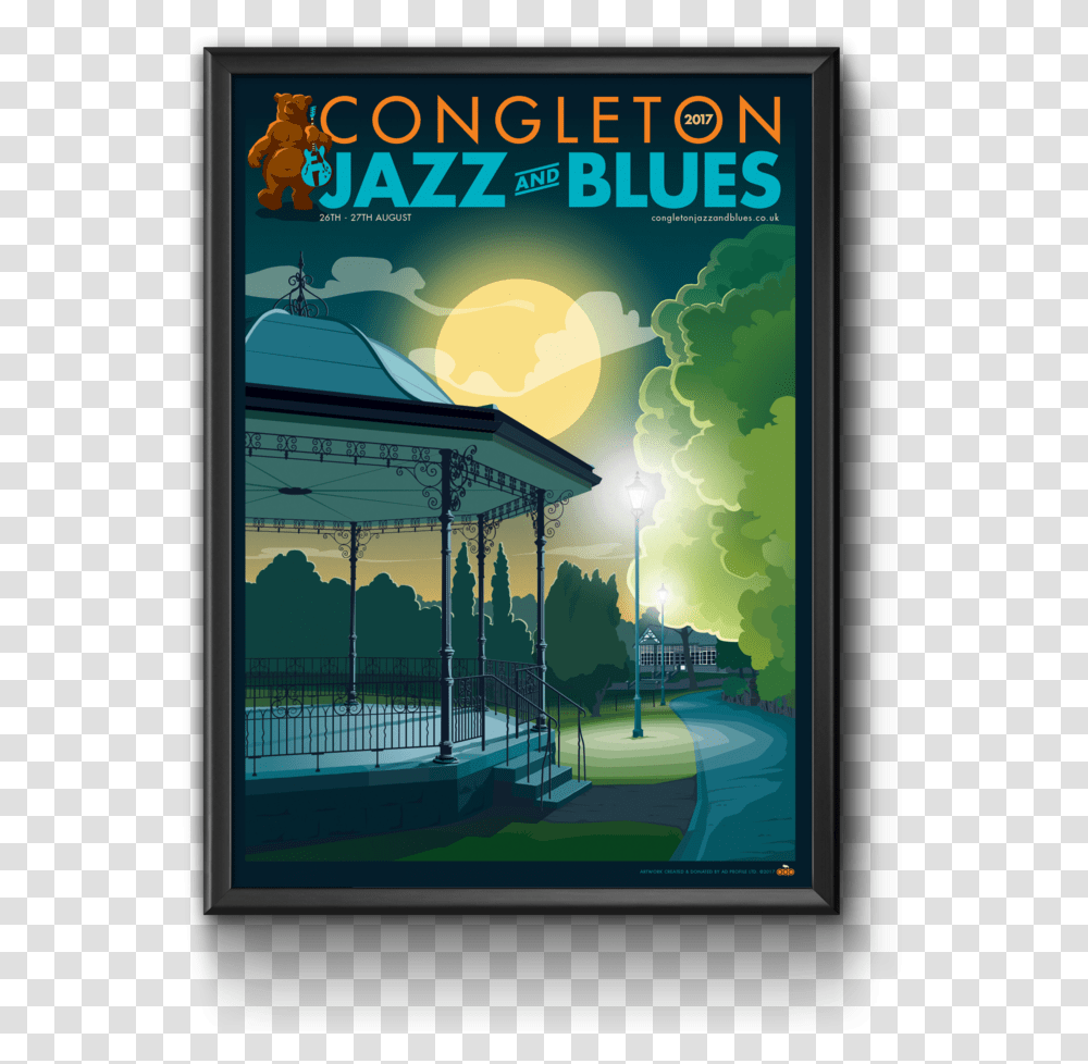 Congleton Jazz And Blues 2017 Poster Artwork By Ad Flyer, Advertisement, Electronics, Outdoors, Nature Transparent Png