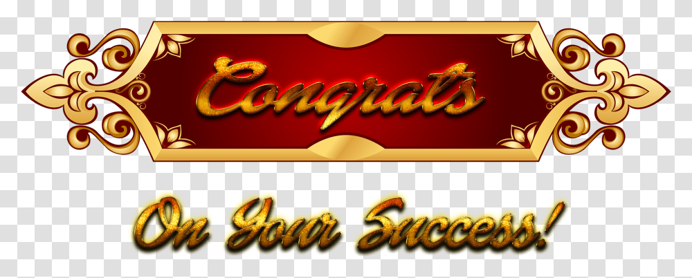 Congrats Gold Vector, Meal, Food, Gambling, Game Transparent Png